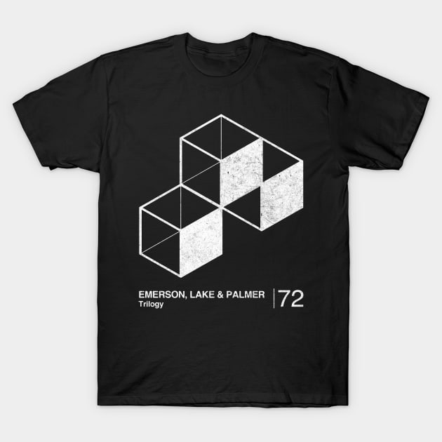 Trilogy / Minimalist Graphic Artwork Fan Design T-Shirt by saudade